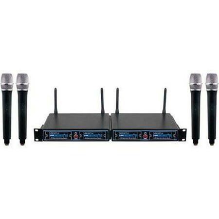 VOCOPRO 4-Channel Hybrid Wireless Mic UDHCHOIR4MIB